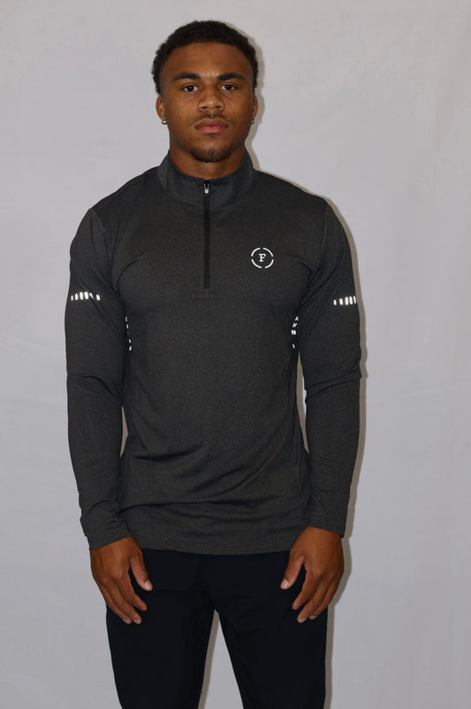 Fitnesse Dri-fit 3/4 zip Grey