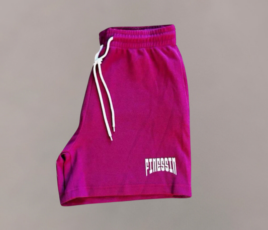 Fitnesse Finessin Shorts pink. Athleisure wear 